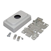 Legrand - Wiremold 1546A 1500 and 2600 Series™ Steel Pancake® Overfloor Raceway Single Receptacle Box